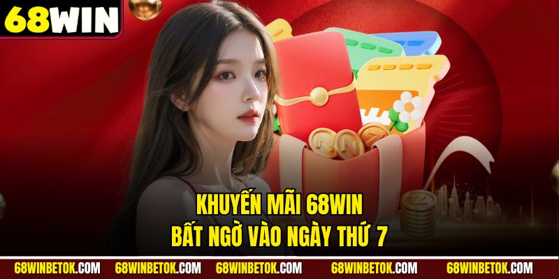 Khuyến mãi 68WIN bất ngờ vào ngày thứ 7